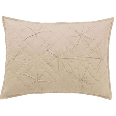 Aubree Taupe Standard Sham 21x27 VHC Brands - The Fox Decor